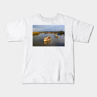 Morston Quay, north Norfolk coast Kids T-Shirt